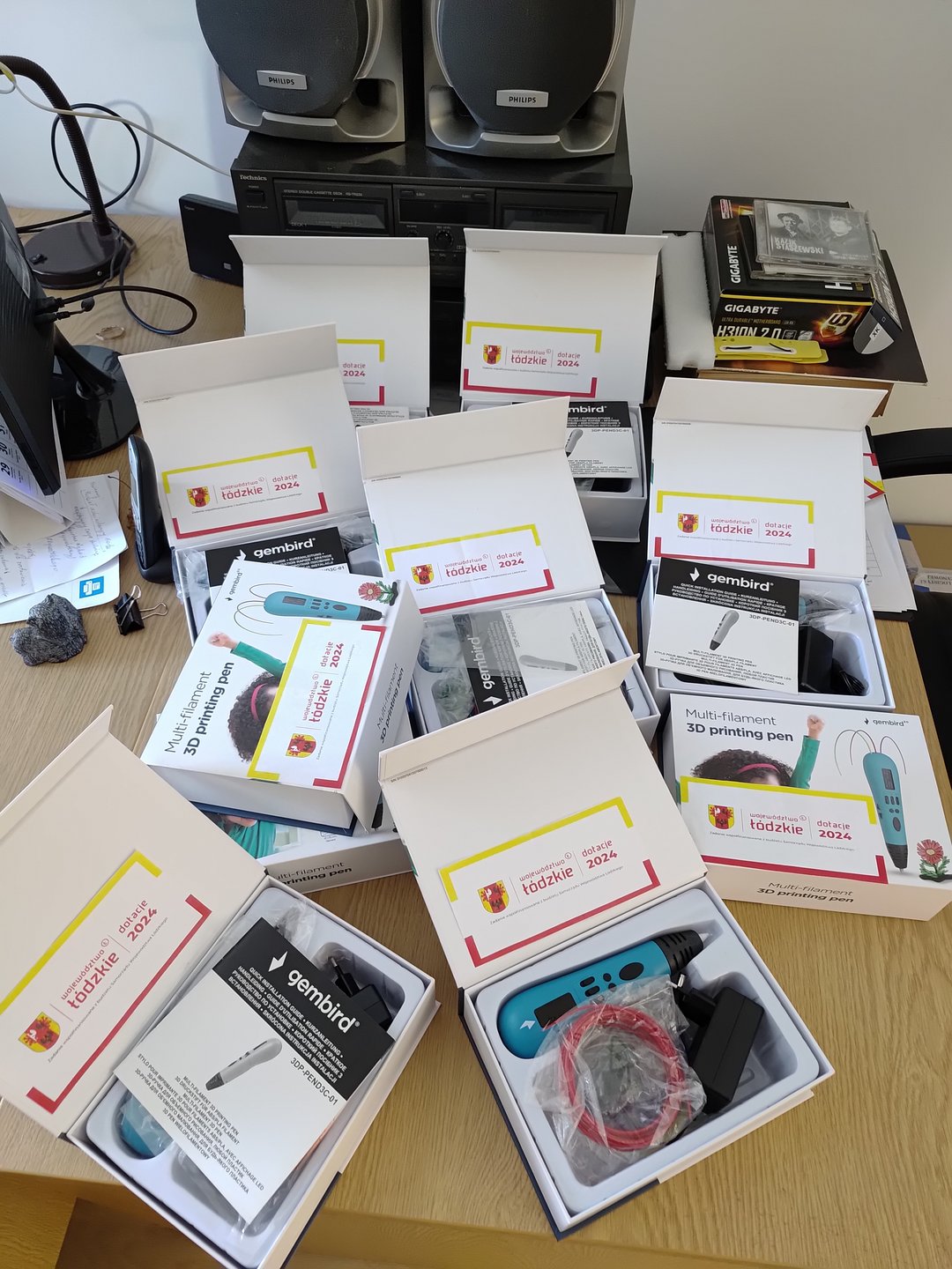 Sprzęt zakupiony w ramach projektu