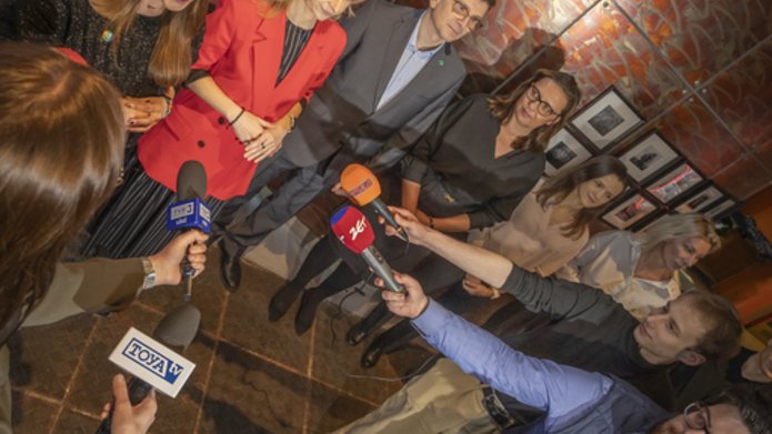 briefing podczas śniadania prasowego UŁ