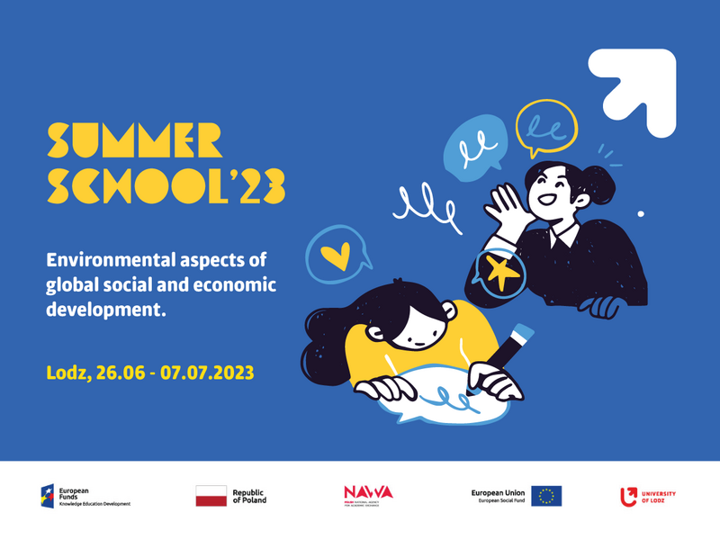 grafika promująca summer school 2023