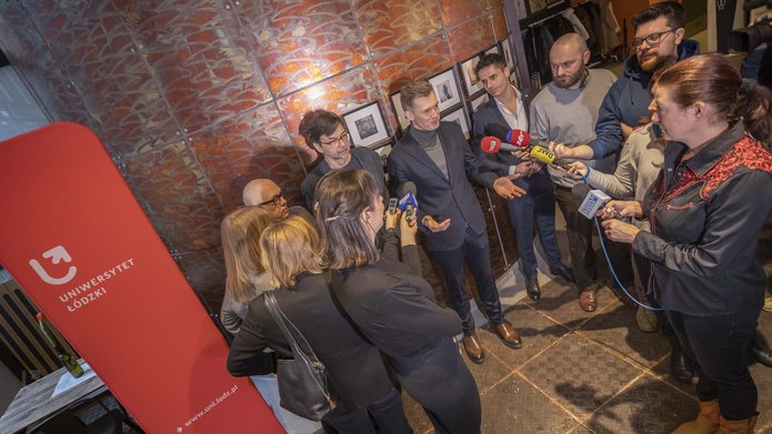 fot. Maciej Andrzejewski briefing z mediami podczas śniadania prasowego