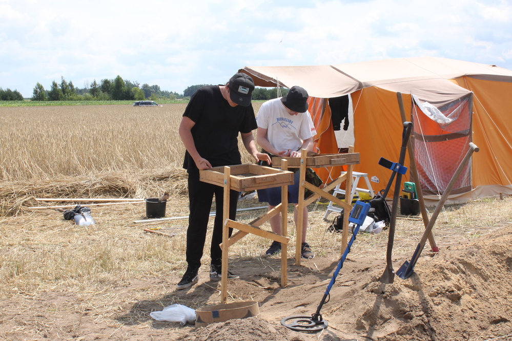 Prace archeologiczne prowadzone na terenie Wielunia (woj. Łódzkie)