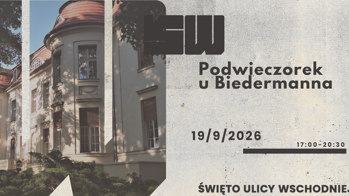 Grafika zapowiadająca wydarzeni Podwieczorek u Biedermanna