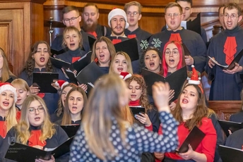 a concert by the University of Lodz Choir