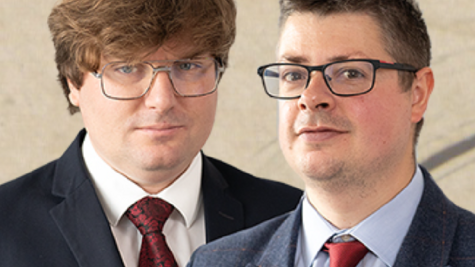 dr Tomasz Lachowski i dr Tomasz Piątkowski