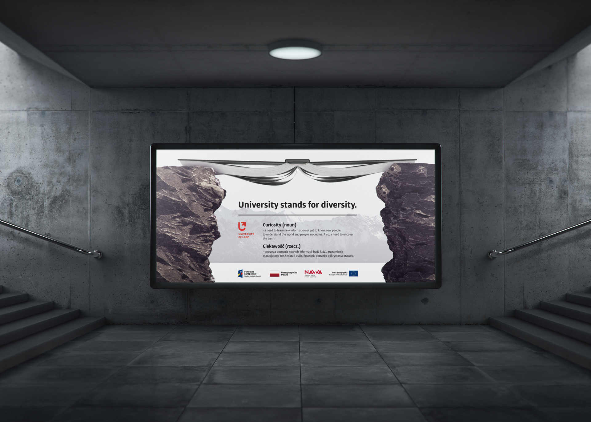 a billboard with the campaign poster